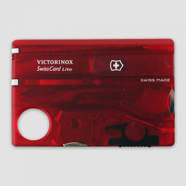 Карта швейцарская SwissCard Lite, 13 функций, VICTORINOX, Швейцария