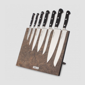 Набор кухонных ножей, 7 штук, на магнитной подставке ComposeEat, серия Classic Pro, BERGER CUTLERY, Германия, BERGER CUTLERY (Германия)