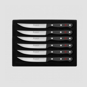 Набор кухонных ножей для стейка 6 штук, серия Gourmet, WUESTHOF, Золинген, Германия, Серия Gourmet WUESTHOF