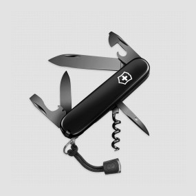 Нож швейцарский многофункциональный складной Spartan Onyx Black, 12 функций, 7 см, VICTORINOX, Швейцария, VICTORINOX (Швейцария)