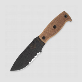 Нож с фиксированным клинком Afghan Tan Micarta , 12,7 см, ONTARIO, США, Ножи охотничьи и туристические