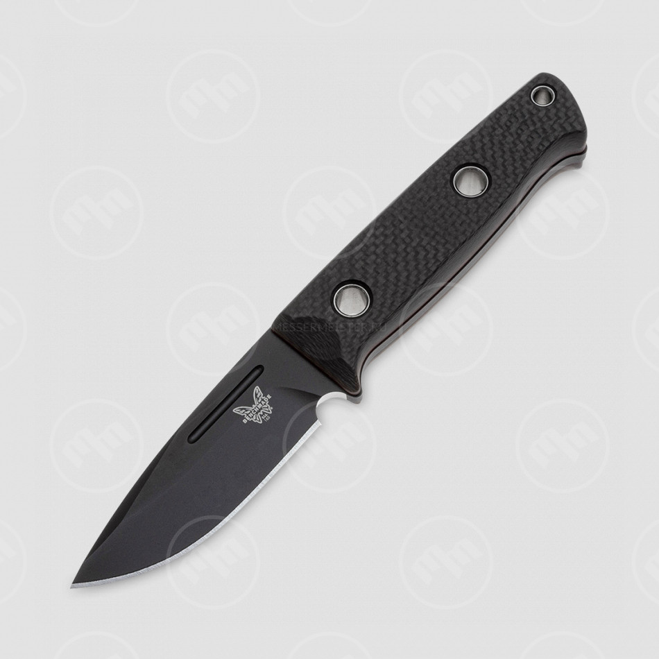 Нож с фиксированным клинком Bushcrafter Mini, 8,6 см, BENCHMADE, США