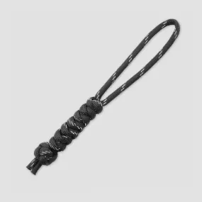 Темляк из паракорда световозвращающий black, серия Cord Тип2, CORD, Россия, Темляки из паракорда CORD