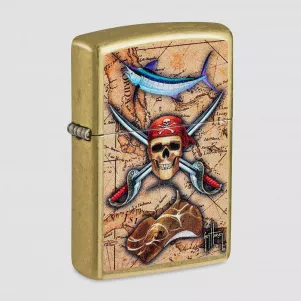 Зажигалка бензиновая Guy Harvey Street Brass, ZIPPO, США, Зажигалки ZIPPO