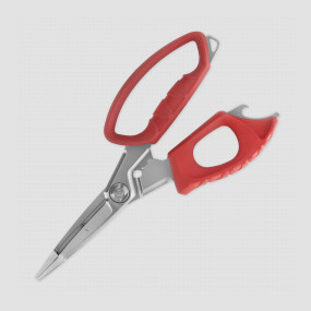 Ножницы многофункциональные Splizzors, длина: 21,6 см, материал клинка: сталь 420НС, материал рукояти: термопластик GRN, BUCK, США, Мачете и топоры BUCK