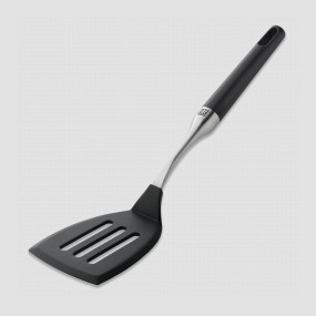 Лопатка с прорезями, размер: 33 см, материал: нержавеющая сталь, силикон, серия TWIN Pure black, ZWILLING J.A. HENCKELS, Германия, Аксессуары кухонные ZWILLING