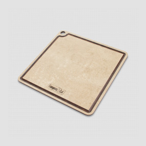 Подставка под горячее/доска для сервировки 24 х 24 см, порфир кремовый, композитный материал, серия ProFashion, ComposeEat, Россия, Столовые приборы и сервировка