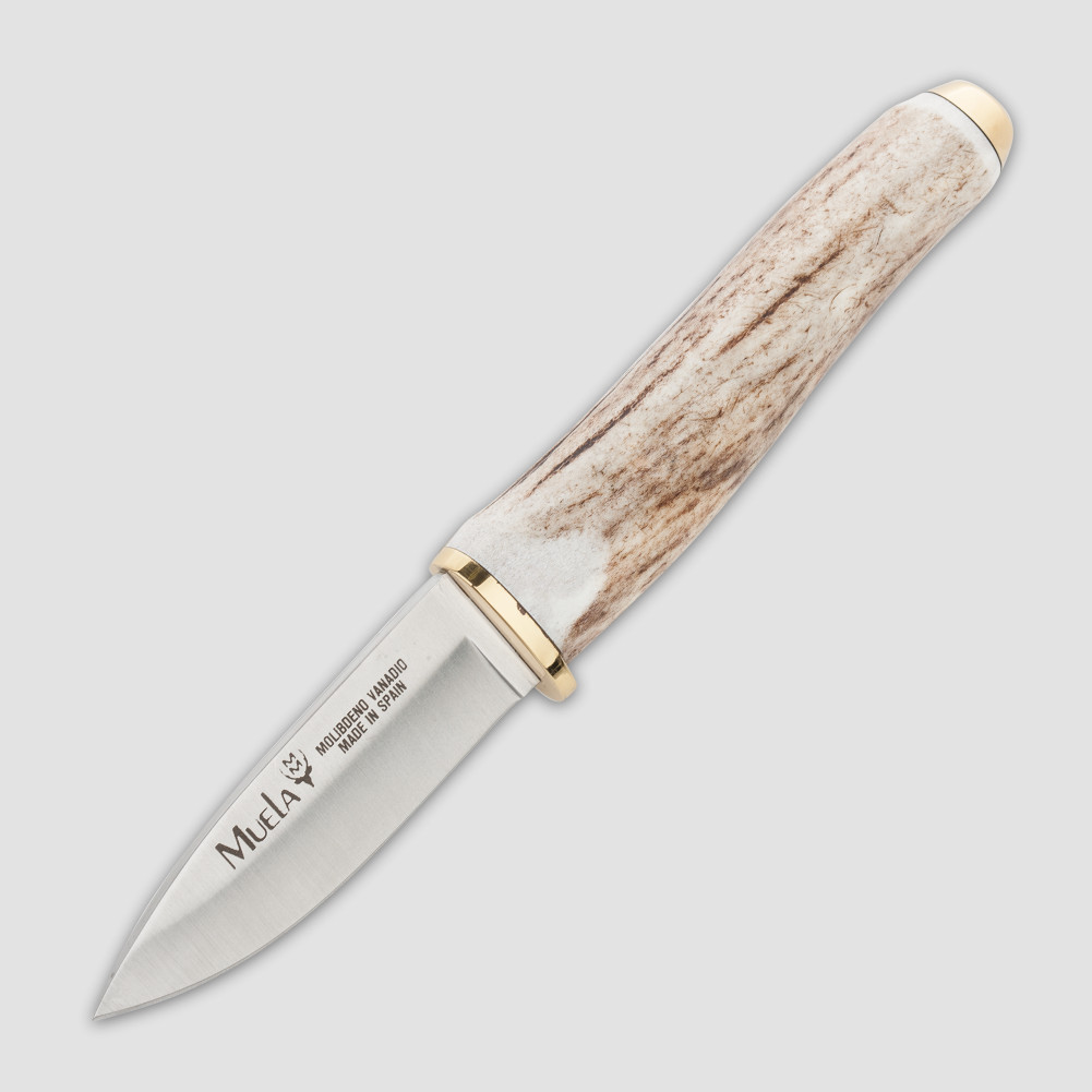 Нож с фиксированным клинком, чехол кожа, MUELA, Испания