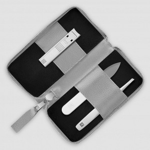 Набор маникюрный в кожаном футляре, 3 предмета, серый, серия Beauty Premium, ZWILLING J.A. HENCKELS, Германия, ZWILLING J.A. HENCKELS (ГЕРМАНИЯ)