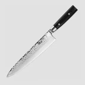 Профессиональный поварской кухонный нож 25,5 см, Gyuto, дамасская сталь, серия Zen, YAXELL, Япония, Кухонные ножи YAXELL