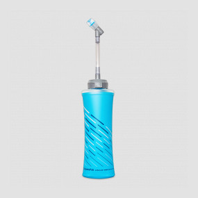 Бутылка для воды с трубкой мягкая Ultraflask, 600 мл, голубой, HydraPak, США, HYDRAPAK (США)