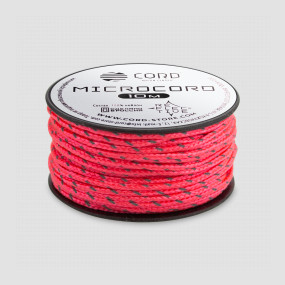 Микрокорд светоотражающий neon pink, 10м, серия Cord Micro, CORD, Россия, Микрокорд CORD