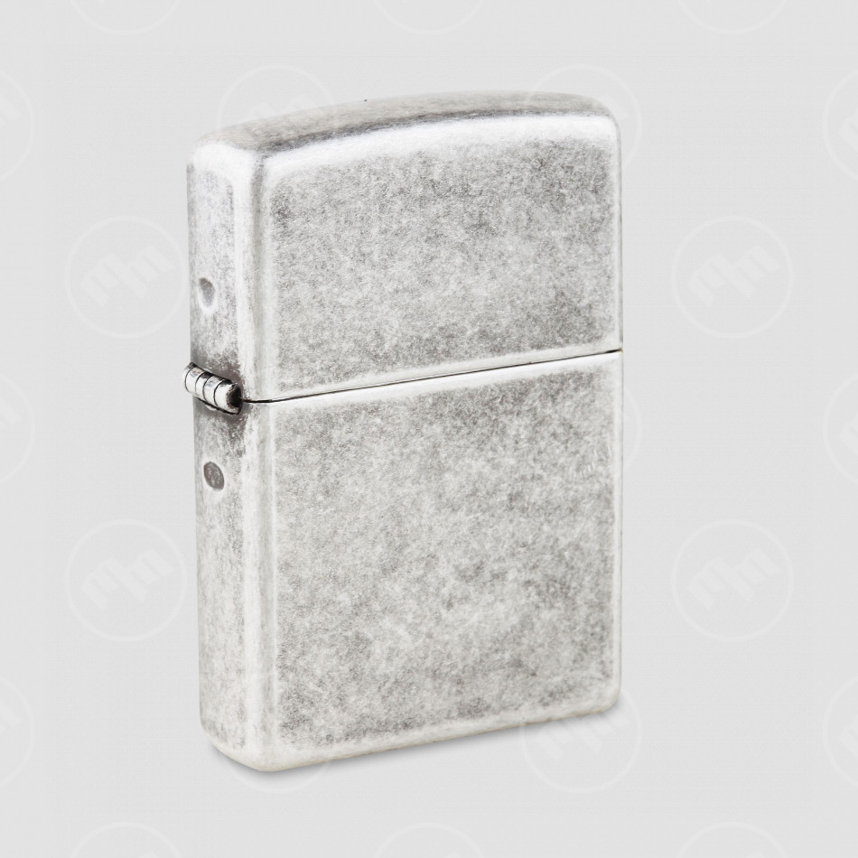 Зажигалка ZIPPO Classic с покрытием Plate, латунь/сталь, серебристая, матовая, ZIPPO, США