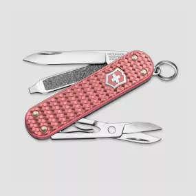 Нож швейцарский складной Classic SD Precious Alox Gentle Rose, 5 функций, 4 см, VICTORINOX, Швейцария, Швейцарский нож