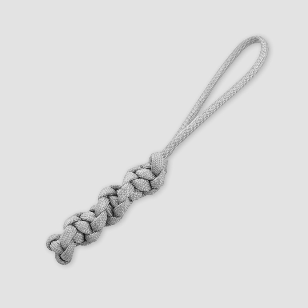 Темляк из паракорда спираль, цвет серый, материал: паракорд, MESSERMEISTER, Россия