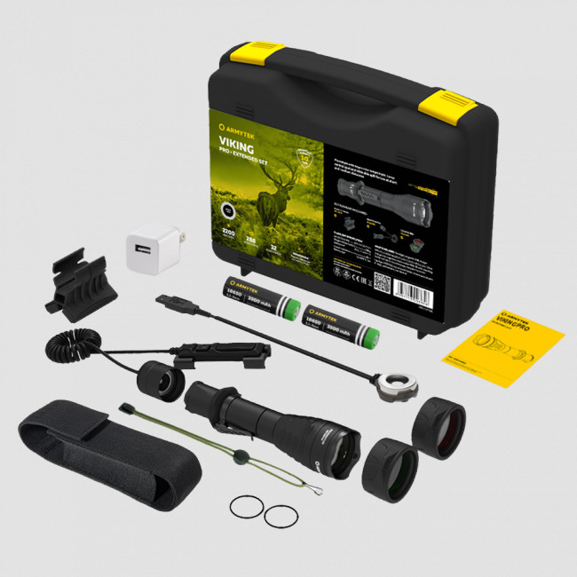 Набор Viking Pro Magnet USB Extended Set (теплый свет), ARMYTEK, Канада