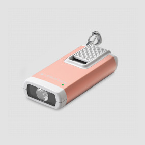 Фонарь - брелок светодиодный K6R (502578), цвет серебристо-розовый, LED LENSER, Германия, LED LENSER (Германия)