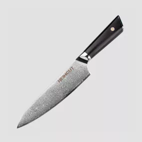 Нож кухонный поварской Шеф, 20 см, Triangle Damascus, HEIMCUT, Россия, Кухонные ножи HEIMCUT