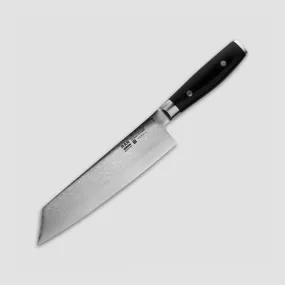 Профессиональный поварской кухонный нож, Kiritsuke 20 см, дамасская сталь, серия Ran, YAXELL, Япония, YAXELL (Япония)