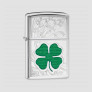 Зажигалка Classic Clover High Polish Chrome, ZIPPO, США