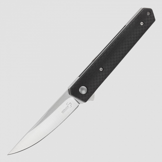 Нож складной Mini Kwaiken Flipper Carbon, 7,6 см, BOKER, Германия