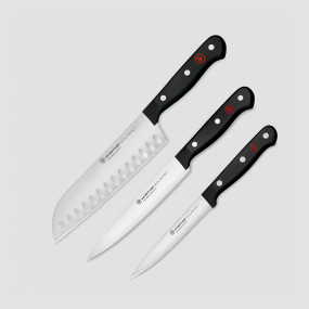 Набор из 3-х кухонных ножей поварская тройка, серия Gourmet, WUESTHOF, Золинген, Германия, 