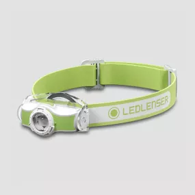 Фонарь аккумуляторный налобный, цвет: зелено-белый (501952), LED LENSER, Германия, Серия MH