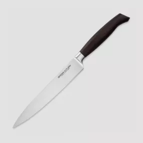 Нож для нарезки 21 см, серия Ergo Line Smoked Oak, BERGER CUTLERY, Германия, Ergo Smoked oak BERGER CUTLERY