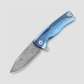 Нож складной ROK, 8,6 см, LionSteel, Италия, Складные ножи из дамасской стали