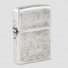 Зажигалка ZIPPO Classic с покрытием Plate, латунь/сталь, серебристая, матовая, ZIPPO, США