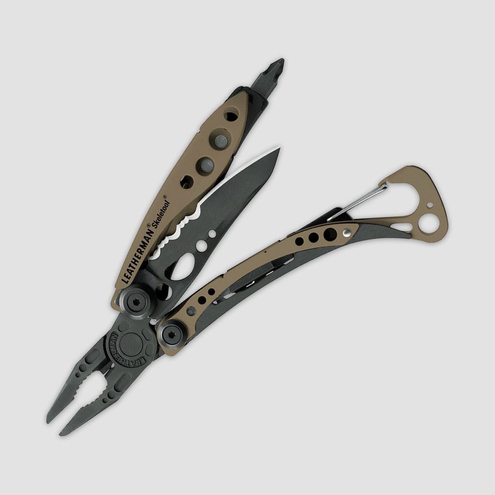 Мультитул Skeletool, 7 инструментов, цвет хаки, LEATHERMAN, США
