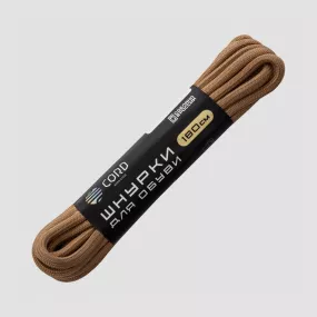 Шнурки из паракорда, 180 см, coyote, CORD, Россия, Шнурки CORD