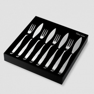 Набор столовых приборов для рыбы на 4 персоны, 8 предметов, сталь 18/10, серия Vista Bright, ROBERT WELCH, Великобритания, Vista Bright ROBERT WELCH