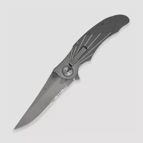 Нож складной Elishewitz E-Lock Starlight Combo Edge, 8,2 см, CRKT, США, CRKT (США)
