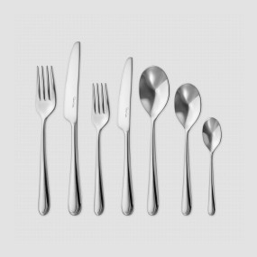 Набор столовых приборов на 8 персон, 56 предметов, серия Kingham Bright, ROBERT WELCH, Великобритания, Наборы на 8 персон ROBERT WELCH