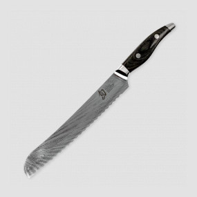 Нож кухонный, для хлеба, 23.0 см, 72 слоя, серия Shun Nagare, KAI, Япония, KAI (Япония)