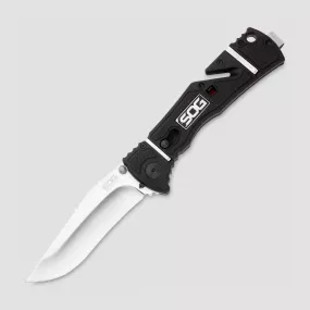 Нож полуавтоматический складной Trident Elite, 9,4 см, SOG, США, Ножи c функцией стропореза