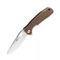 Нож складной Leaf M, 8,1 см, HONEY BADGER, ЮАР видео продукта