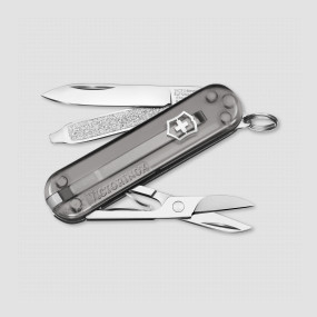 Нож швейцарский складной Classic SD Transparent Mystical Morning, 7 функций, 4 см, VICTORINOX, Швейцария, Акции