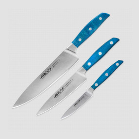 Набор из 3-х кухонных ножей поварская тройка, серия Brooklyn, ARCOS, Испания, Наборы ножей "Поварская тройка" 