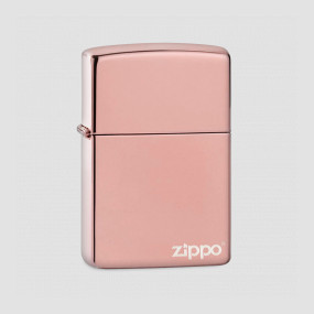 Зажигалка Classic High Polish Rose Gold Zippo Logo, ZIPPO, США, Зажигалки