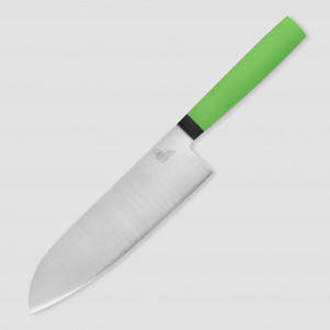 Нож поварской кухонный сантоку SA180, 18 см, сталь N690, Green, OWL KNIFE, Россия, OWL KNIFE (Россия)