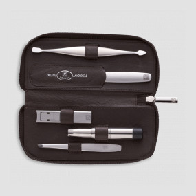 Набор маникюрный мужской в кожаном футляре, цвет коричневый, 5 предметов, Twinox, ZWILLING J.A. HENCKELS, Германия, Наборы маникюрные