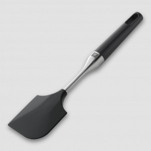 Силиконовая кондитерская лопатка, размер: 27 см, материал: нержавеющая сталь, силикон, серия TWIN Pure black, ZWILLING J.A. HENCKELS, Германия, Аксессуары кухонные ZWILLING