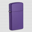 Зажигалка бензиновая узкая Slim Purple Matte, ZIPPO, США_00824770065623344116.jpg