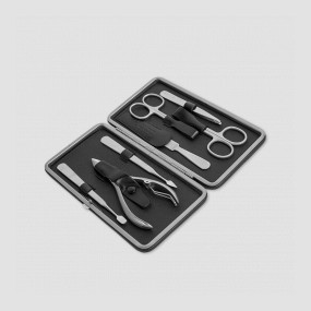 Набор маникюрный в кожаном футляре Black Mamba, 7 предметов, ERBE, Германия, ERBE (Германия)