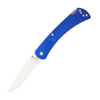 Нож складной 110 Slim Select Blue, 9,5 см, материал клинка: сталь 420HC, материал рукояти: термопластик GRN, BUCK, США видео продукта