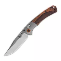 Нож складной Mini Crooked River, 8,6 см, BENCHMADE, США видео продукта