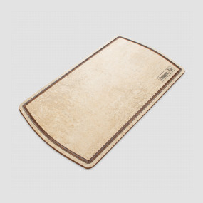 Доска композитная с желобом для сервировки, 37х21см, порфир кремовый, серия Fashion, ComposeEat, Россия, COMPOSE EAT (Россия)