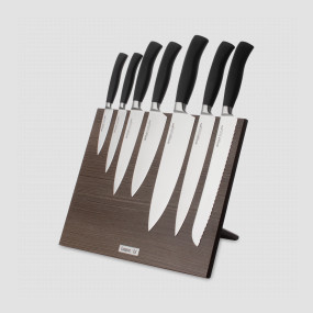 Набор кухонных ножей, 7 штук, на магнитной подставке ComposeEat, серия Ergo Line Pro, BERGER CUTLERY, Германия, Наборы кухонных ножей